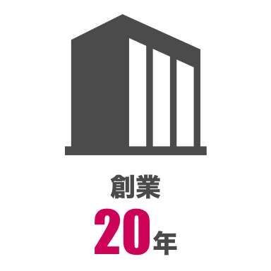 創業20年